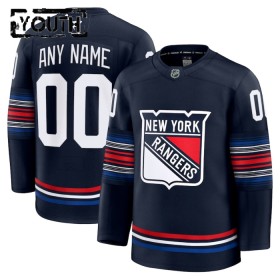 Maillot de Hockey New York Rangers Personnaliser Fanatics Premium 2024-25 Navy Troisième - Enfant